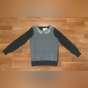 NWT J. Crew Factory Jewel Collar Sweater XXS
